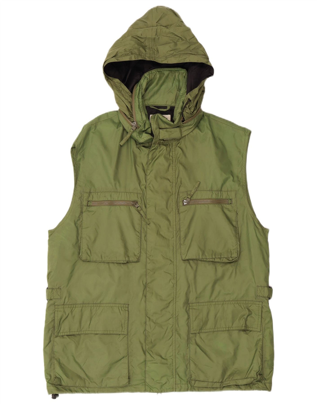 ALBERTO ASPESI Ανδρική κουκούλα Utility Gilet UK 42 XL Green Nylon