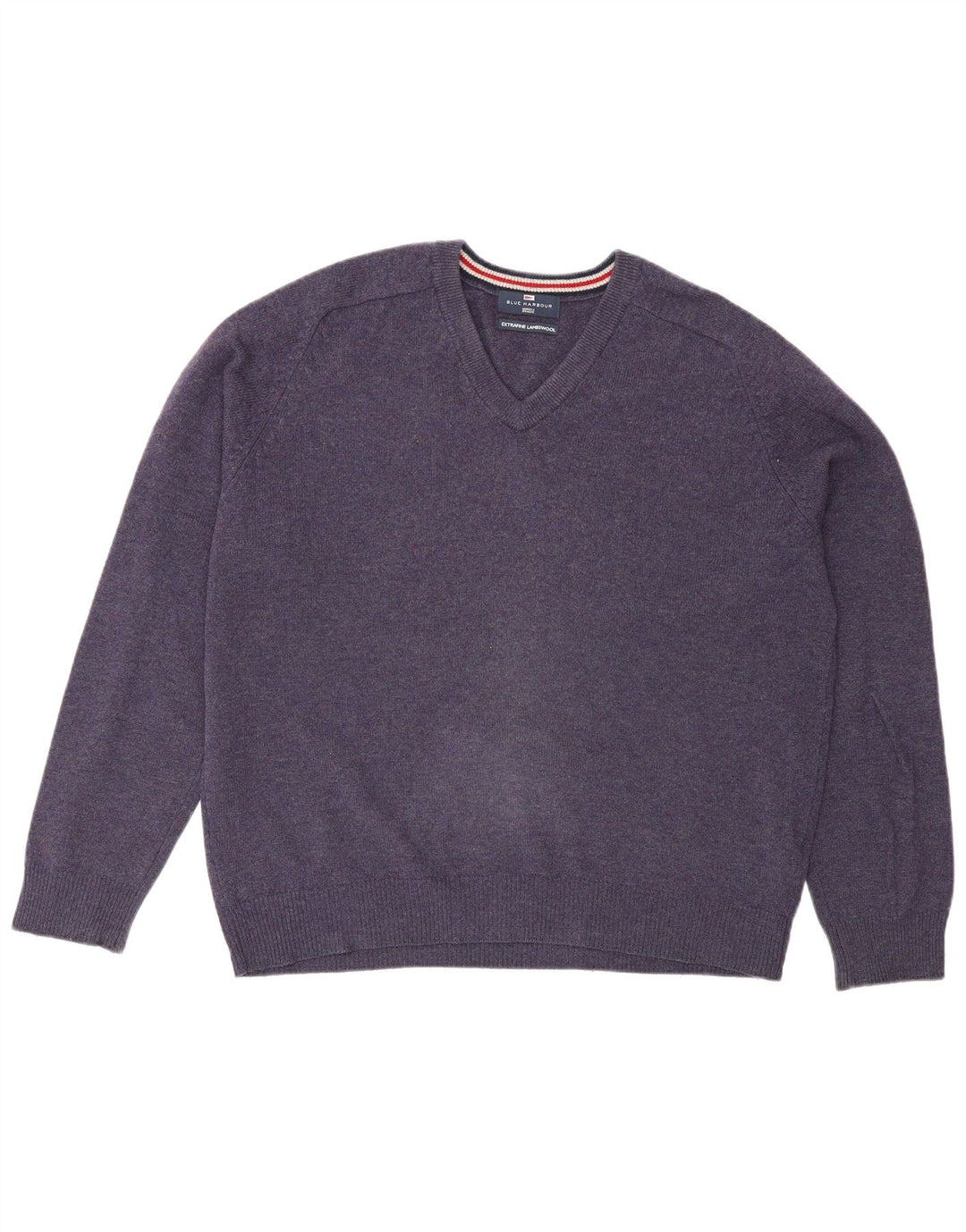 Ανδρικό πουλόβερ Marks & Spencer Blue Harbor με V-Neck Jumper Medium Purple