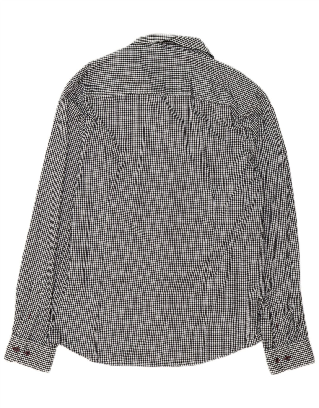Jack & Jones Ανδρικό πουκάμισο μεγάλο λευκό βαμβακερό Gingham