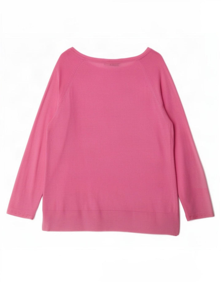 Zara γυναικείο τοπ 3/4 μανίκι UK 14 Medium Pink