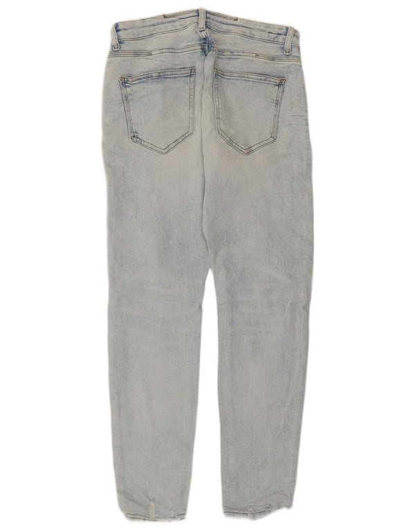 Zara Mens Distressed Slim Jeans EU 40 Medium W31 L29 Blue
