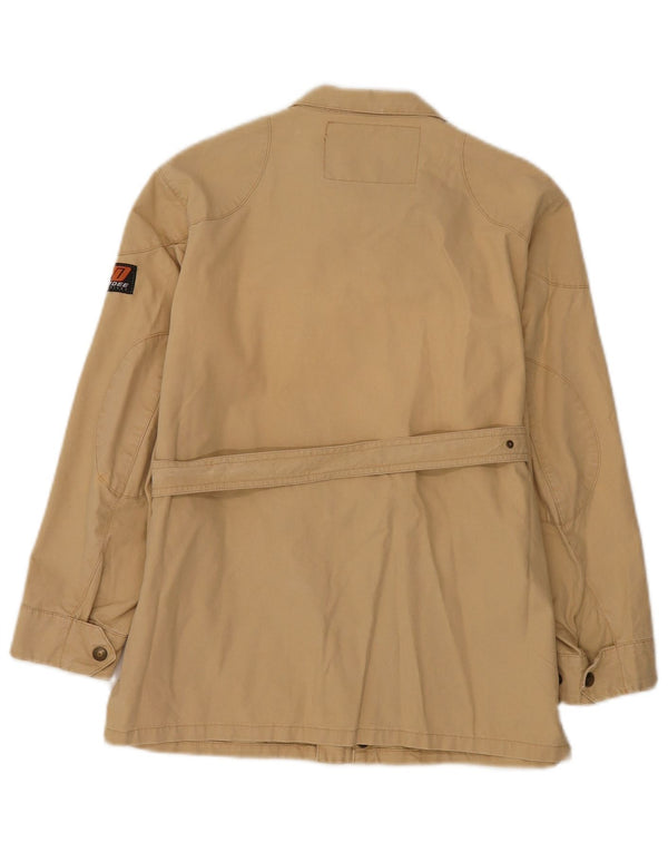Vintage Mens Utility Jacket UK 36 Small Beige