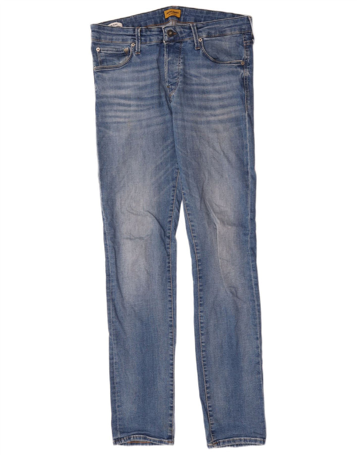 Jack & Jones Ανδρικό Τζιν GLENN Slim W32 L34 Μπλε βαμβακερό