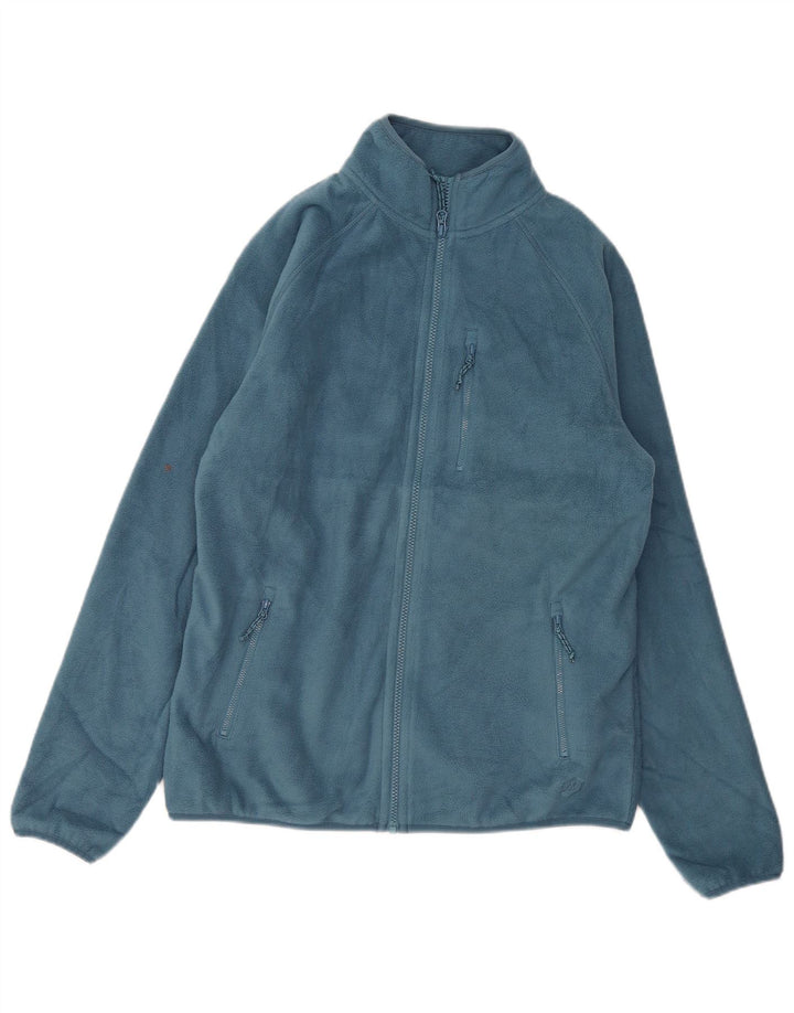 Marks & Spencer Ανδρικό Fleece Jacket UK 38 Medium Blue Polyester