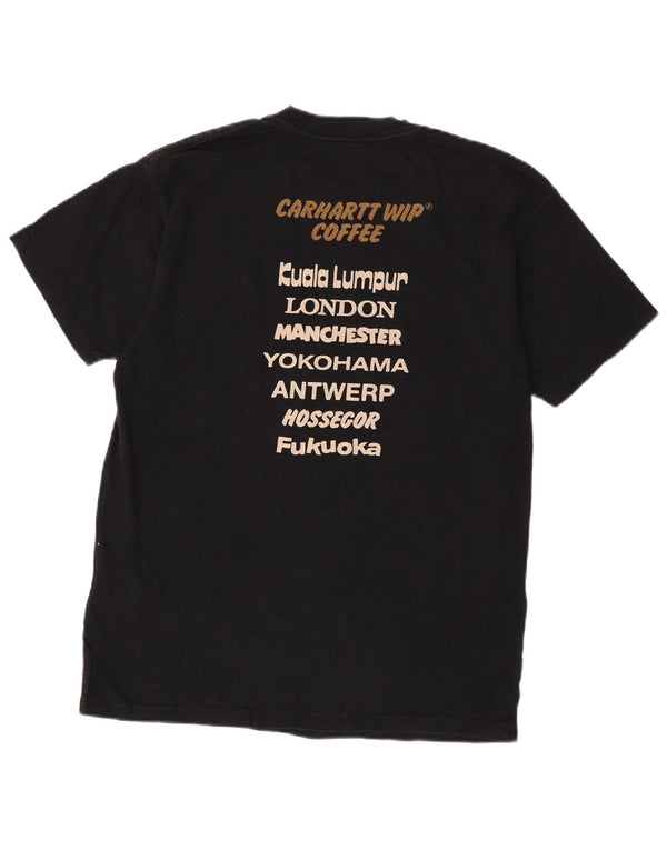 Ανδρικό γραφικό T-Shirt Carhartt Top XS Μαύρο βαμβακερό