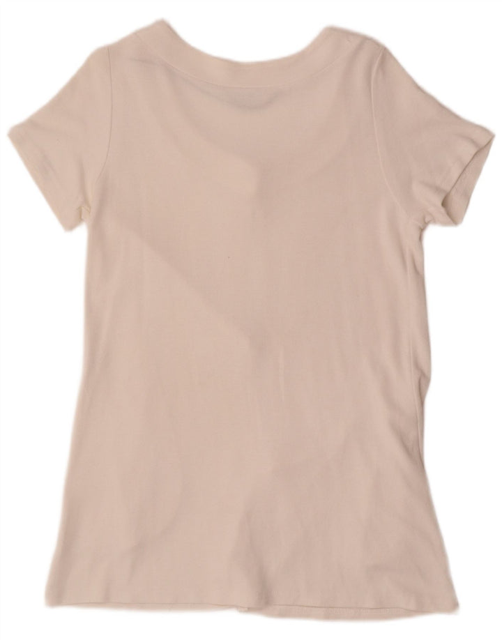 Marks & Spencer Γυναικεία κοντομάνικη μπλούζα UK 12 Medium White