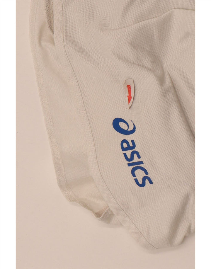 Γυναικείο αθλητικό σορτς Asics UK 18 XL σε λευκό πολυεστέρα