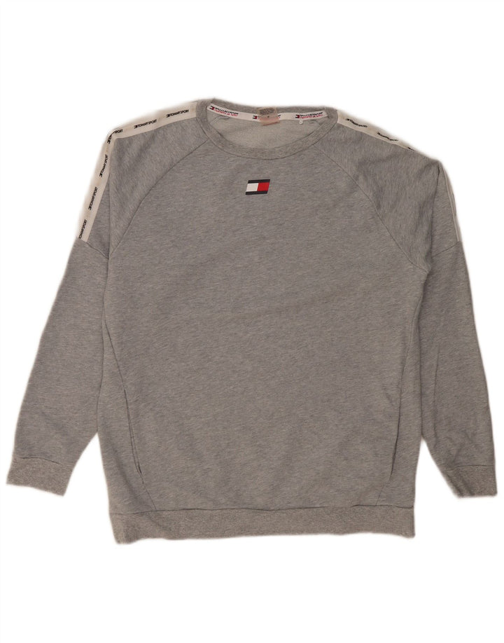 Ανδρικό γραφικό φούτερ Tommy Hilfiger Jumper Medium Grey Colourblock