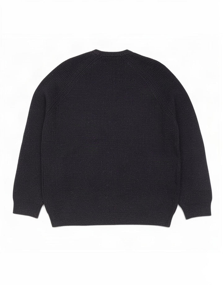 Ανδρικό πουλόβερ Marks & Spencer Crew Neck Jumper XL Navy Blue Polyamide