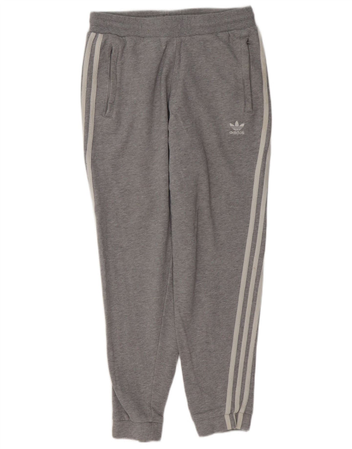 Ανδρική φόρμα ADIDAS Παντελόνι Joggers Μικρό Γκρι Βαμβακερό