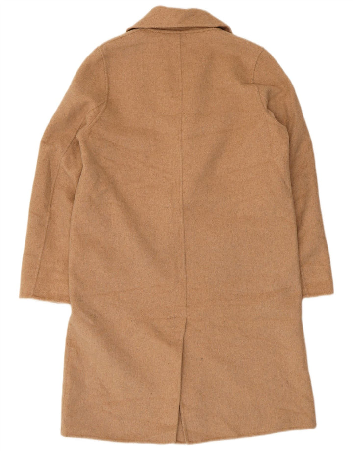 Zara Γυναικείο Πανωφόρι UK 6 XS Μπεζ μαλλί