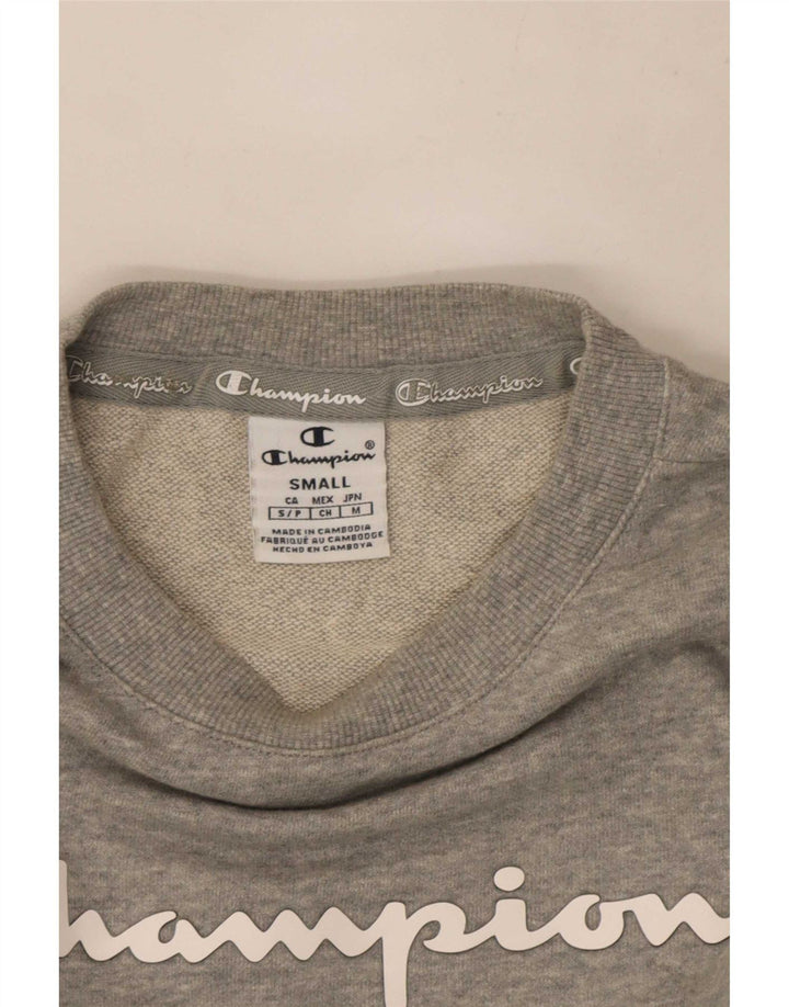 Champion Γυναικεία Γραφική Φούτερ Jumper UK 10 Small Grey