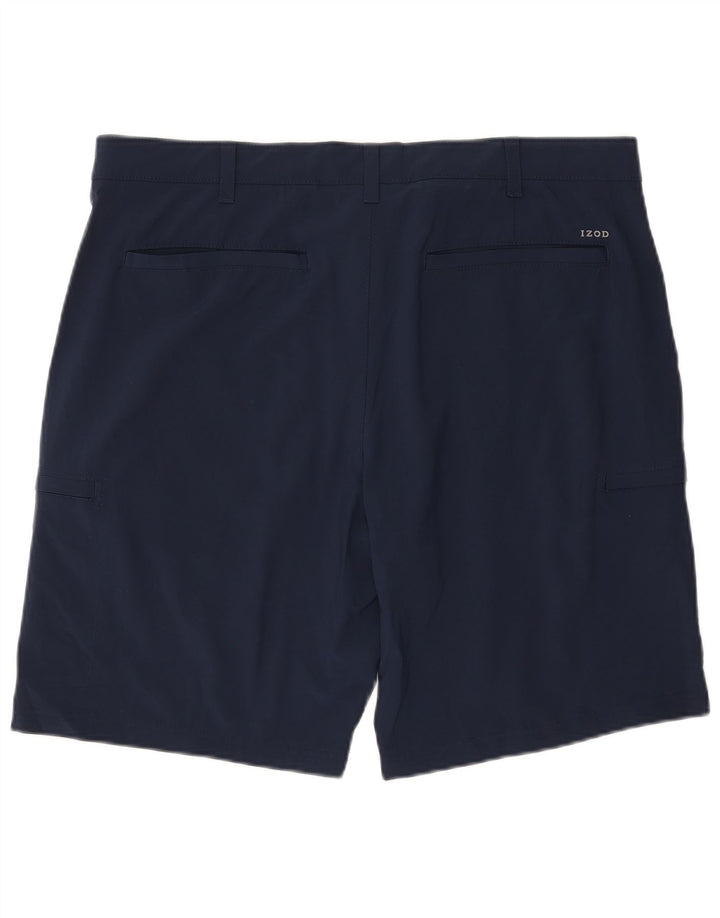 Ανδρικό σορτς Cargo IZOD W38 XL Navy Blue Polyester