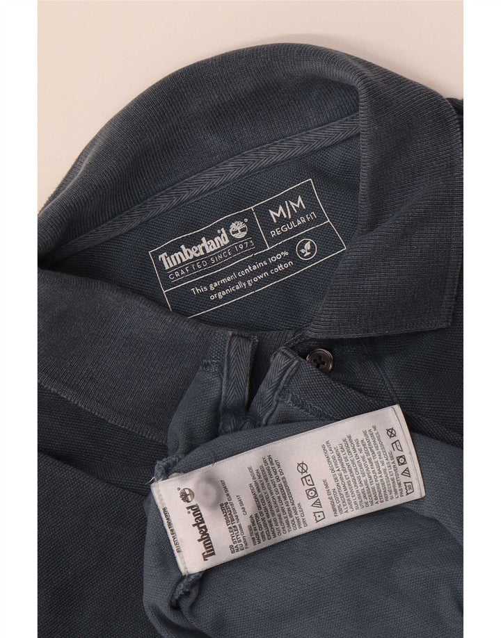 Ανδρικό μπλουζάκι Timberland με κανονική εφαρμογή, μεσαίο μπλε βαμβακερό