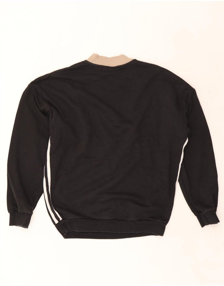 Γυναικείο φούτερ Adidas Jumper UK 14 Medium Black Colourblock Βαμβακερό