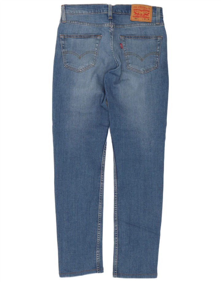 Levi's Mens 511 Slim Jeans W29 L32 Blue Cotton