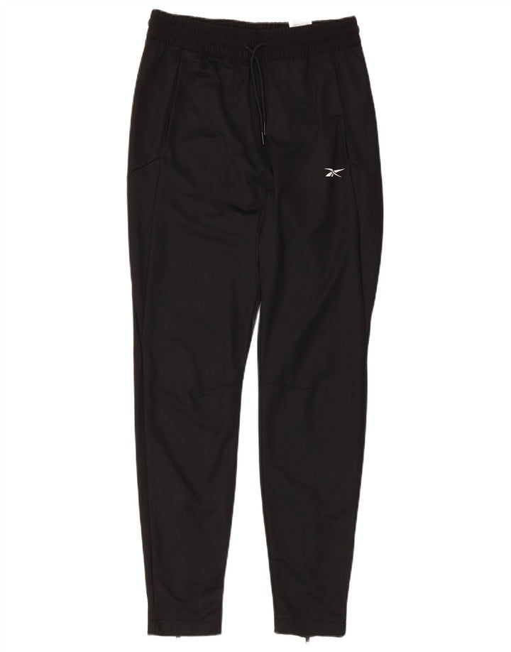 Γυναικεία αθλητική φόρμα REEBOK Παντελόνι UK 6 XS Μαύρο Πολυεστέρας