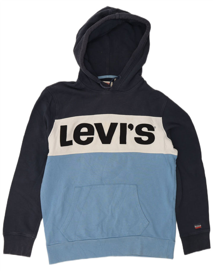 Ανδρικό γραφικό κουκούλα Levi's, μεσαίο μπλε ναυτικό, βαμβακερό