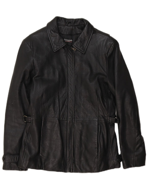 Wilsons Γυναικείο Δερμάτινο Μπουφάν UK 10 Small Black Classic