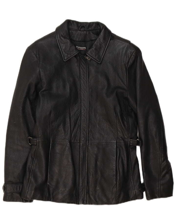 Wilsons Γυναικείο Δερμάτινο Μπουφάν UK 10 Small Black Classic