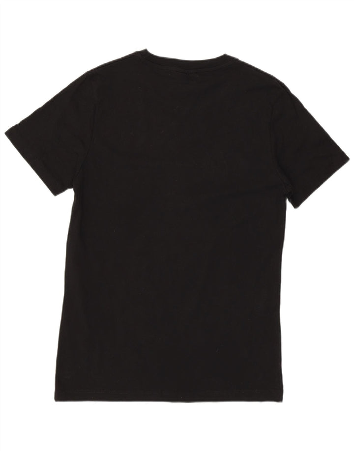 PYREX Mens Graphic T-Shirt Top XS Black Cotton