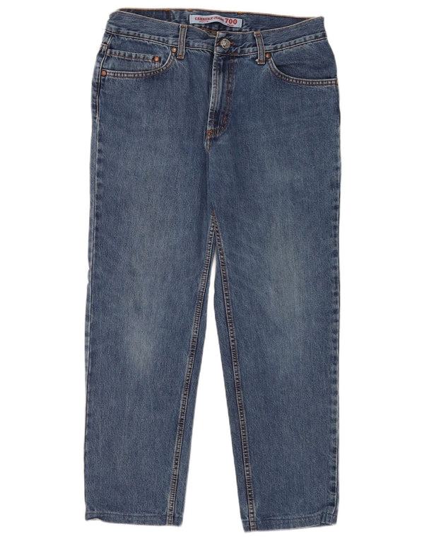 Carrera Mens 700 Regular Fit Straight Jeans IT 50 Large W34 L26 Μπλε βαμβακερό