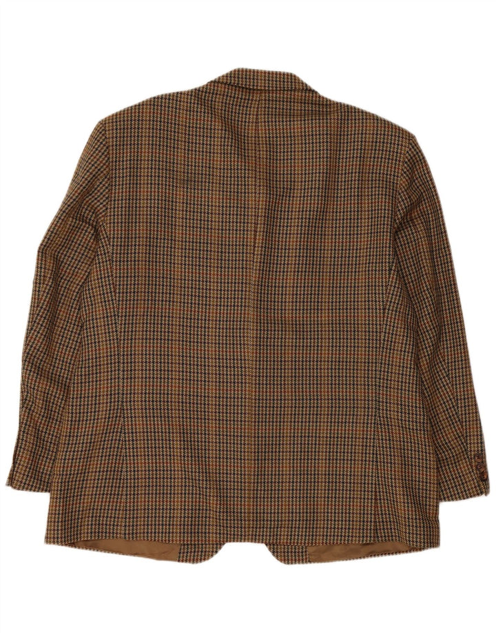 Marks & Spencer Ανδρικό σακάκι σακάκι με 2 κουμπιά UK 44 2XL καφέ Houndstooth