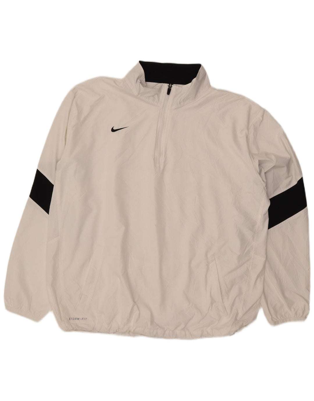 Ανδρικό μπουφάν Nike Storm-Fit Windbreaker UK 42 XL White Colourblock