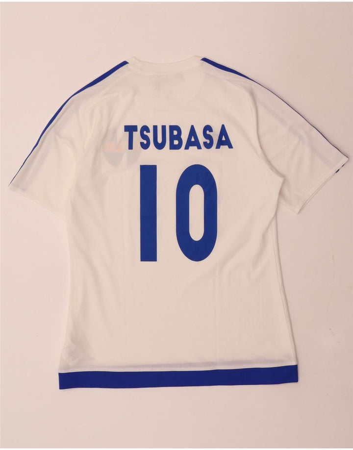 Ανδρικό γραφικό T-Shirt Adidas Climalite Top Medium White Colourblock