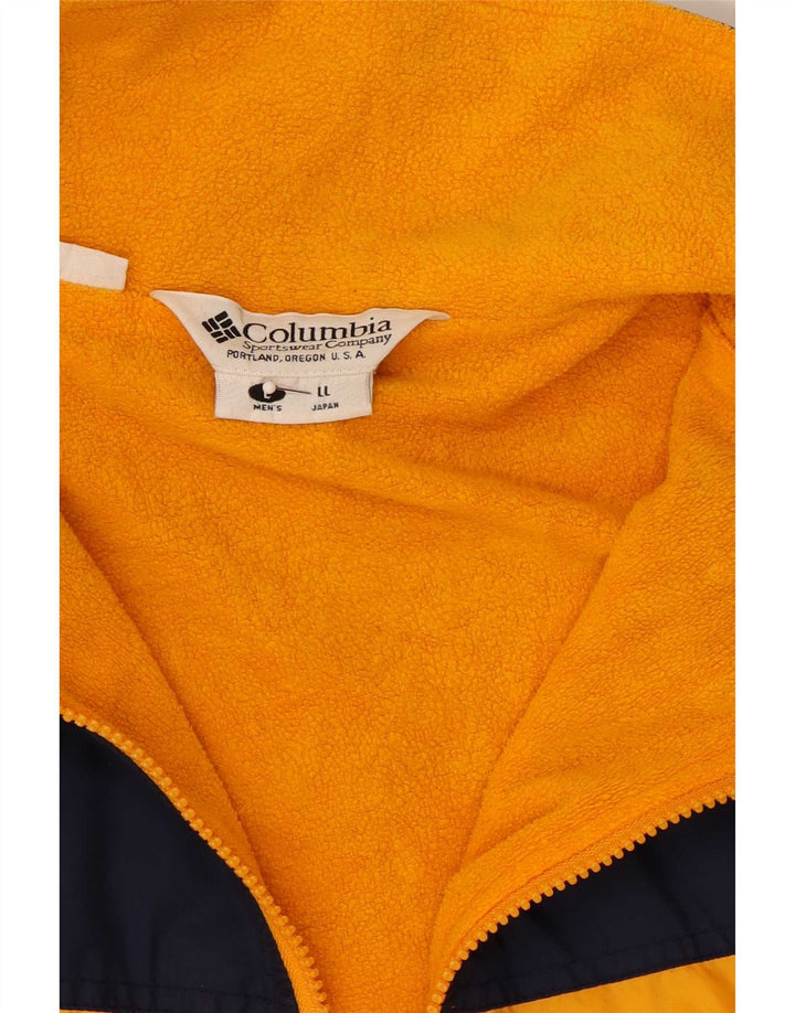 Ανδρικό τζάκετ Columbia Windbreaker UK 40 Large Yellow Colourblock