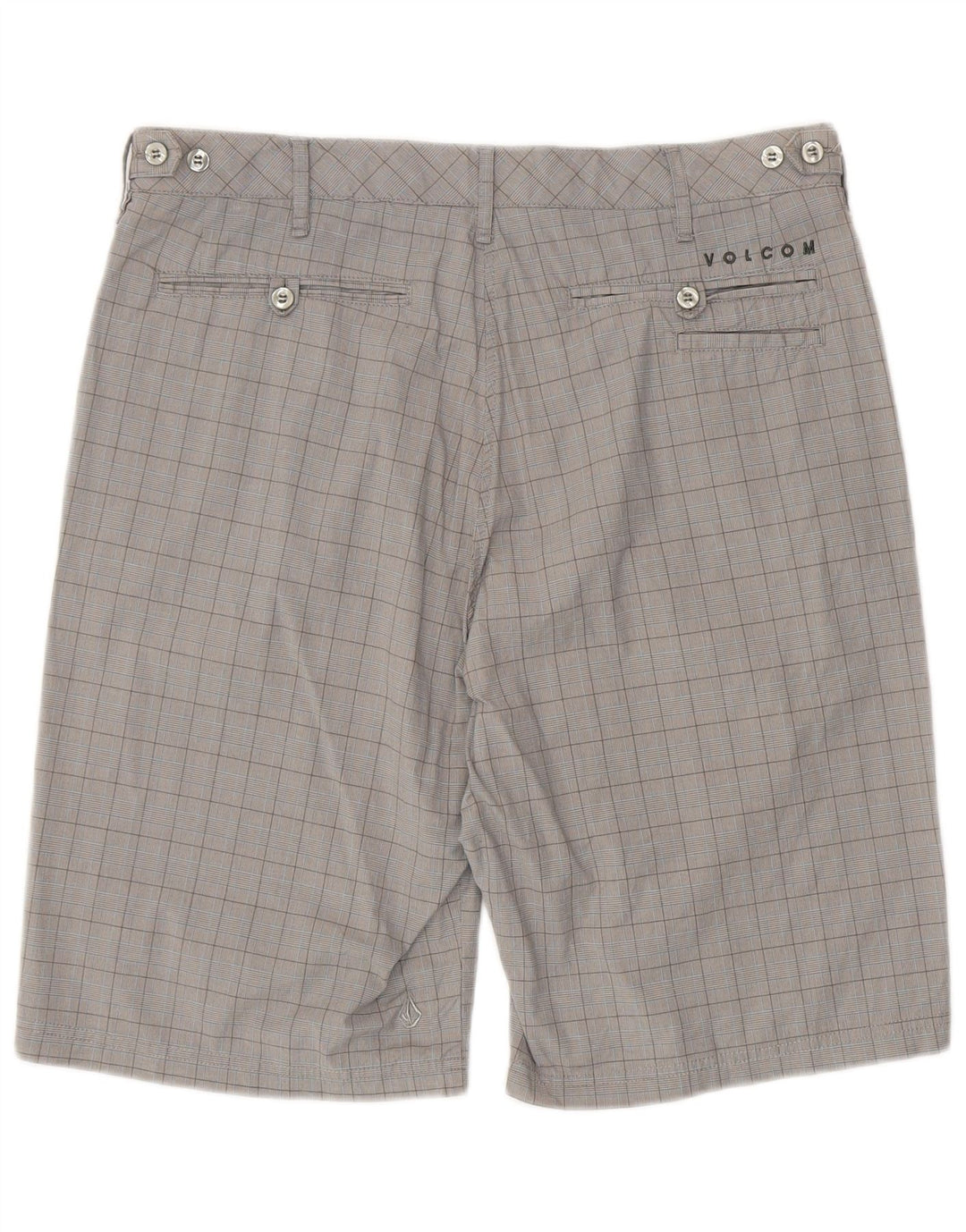 Ανδρικό σορτς chino Volcom W34 Large Grey Check Cotton