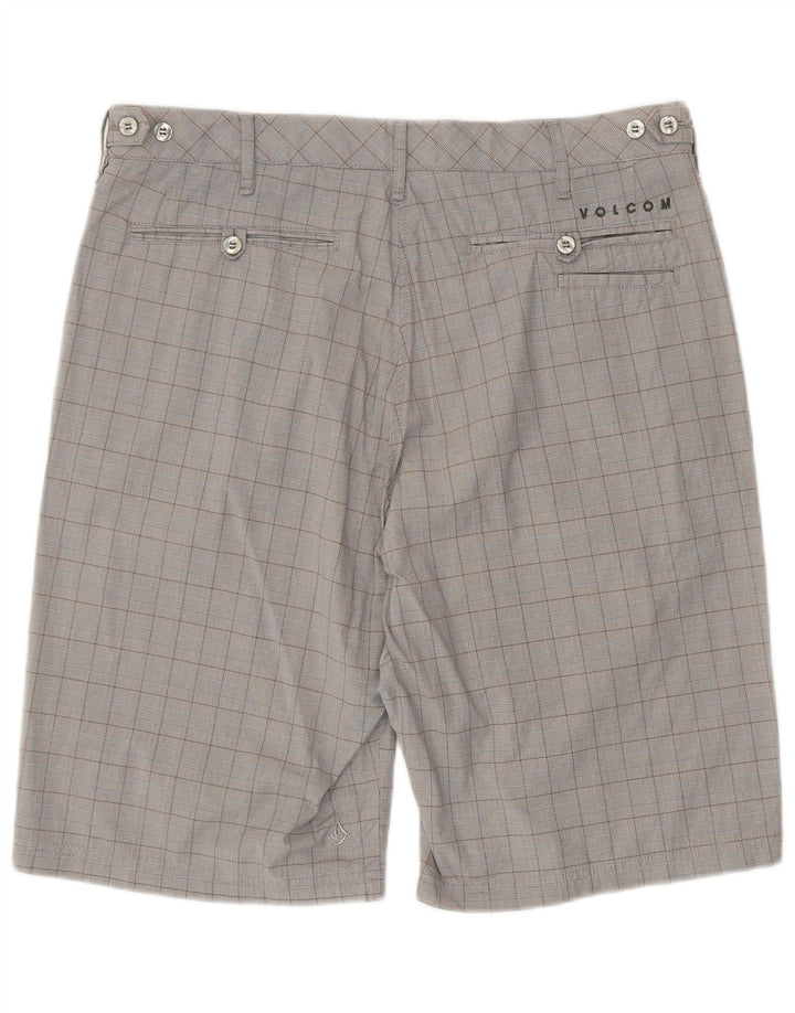 Ανδρικό σορτς chino Volcom W34 Large Grey Check Cotton