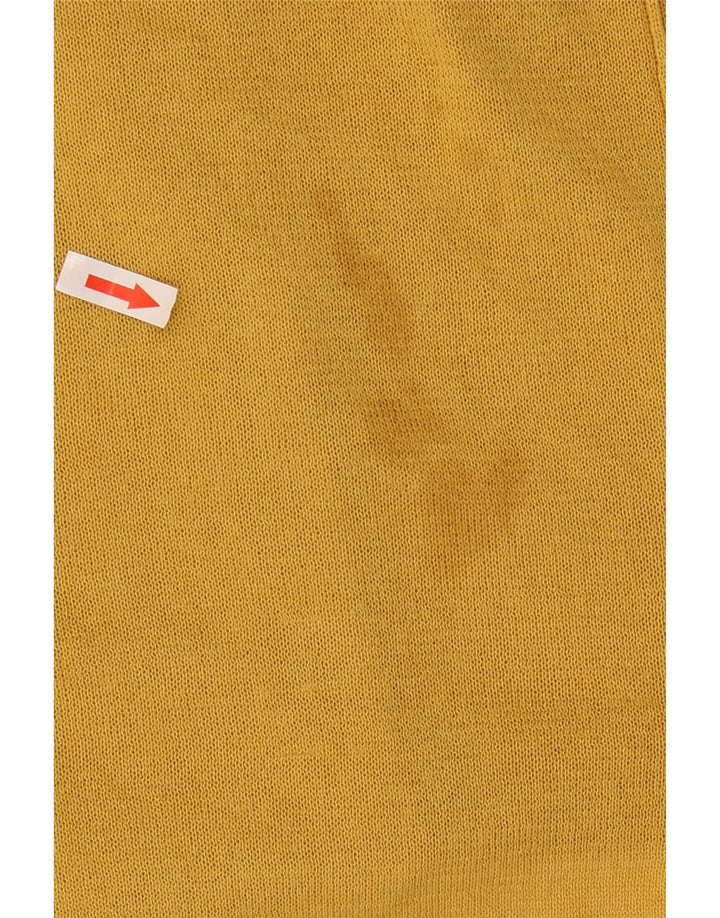 Marks & Spencer Γυναικεία Autograph Crop Oversized Μπλούζα Top UK 14 Large Gold