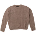 Zara γυναικείο πουλόβερ υπερμεγέθη Crew Neck Jumper UK 10 Small Grey Acrylic