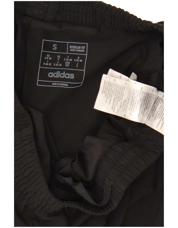 Γυναικείο αθλητικό σορτς Adidas Regular Fit UK 8/10 Μικρό μαύρο πολυεστέρα