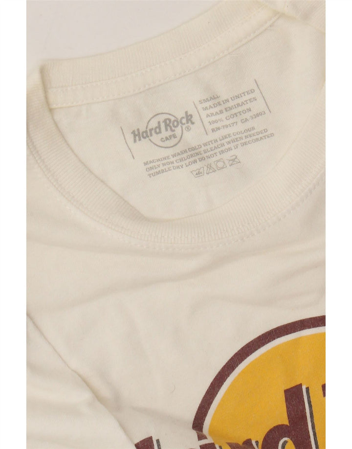 HARD ROCK CAFE Ανδρικό T-Shirt London Graphic Top Small White Cotton