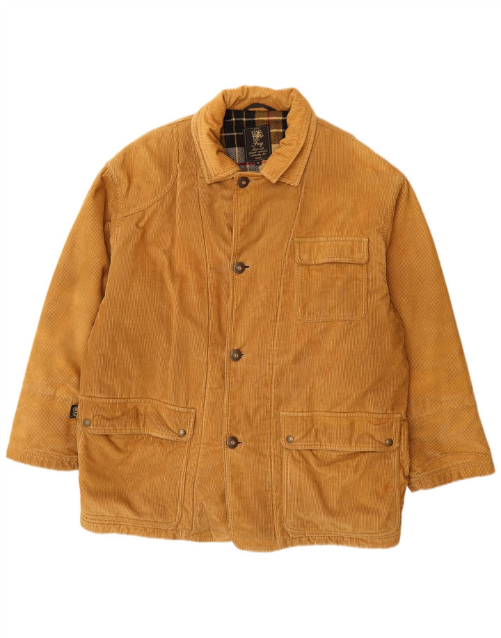 Ανδρικό τζάκετ Fay Corduroy Windbreaker UK 38 Βαμβακερό μεσαίο μπεζ
