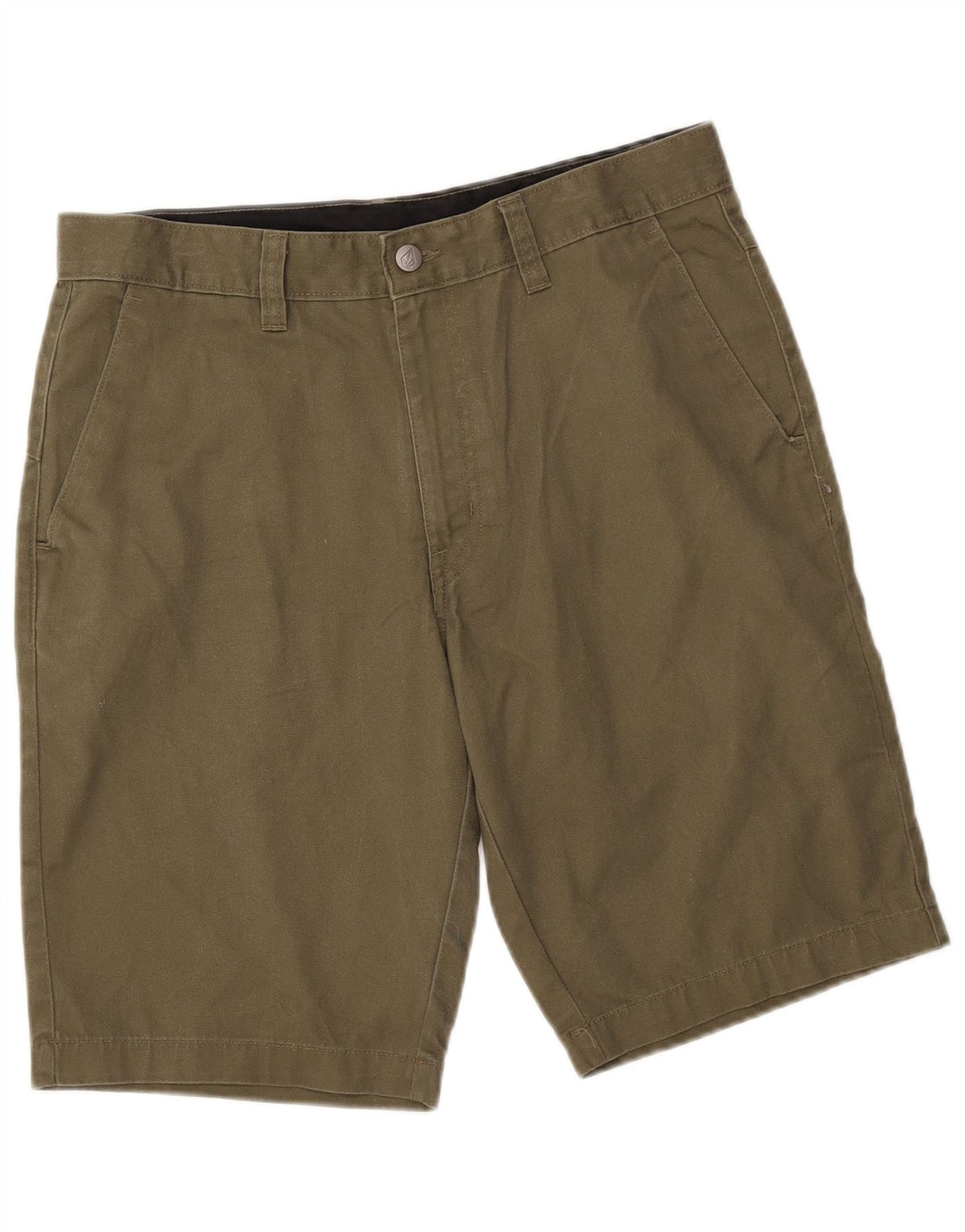 Ανδρικό σορτς Chino VOLCOM W32 Medium Khaki Polyester