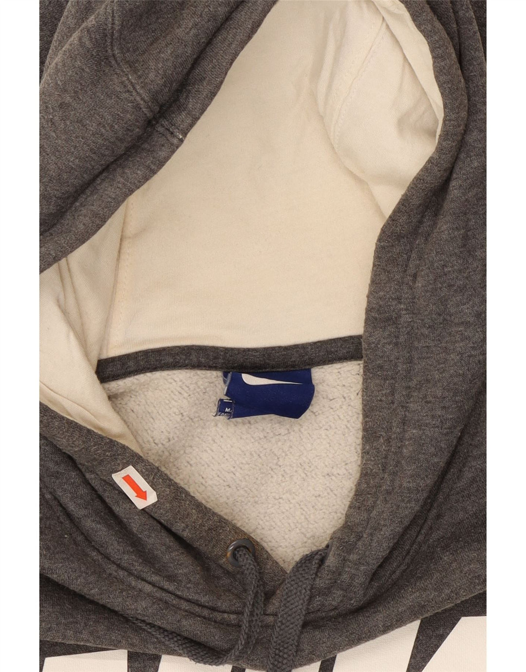 Ανδρικά γραφικά κουκούλα Nike, μεσαίο γκρι βαμβακερό