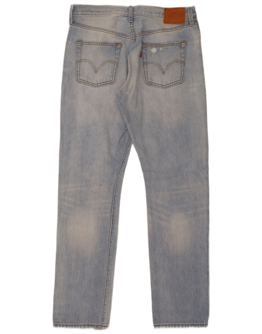 Levi's Mens Distressed Slim Jeans W29 L32 Μπλε βαμβακερό