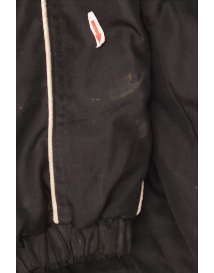 Ανδρικό Μπουφάν Kappa Windbreaker UK 42 XL Μαύρο Πολυεστέρας