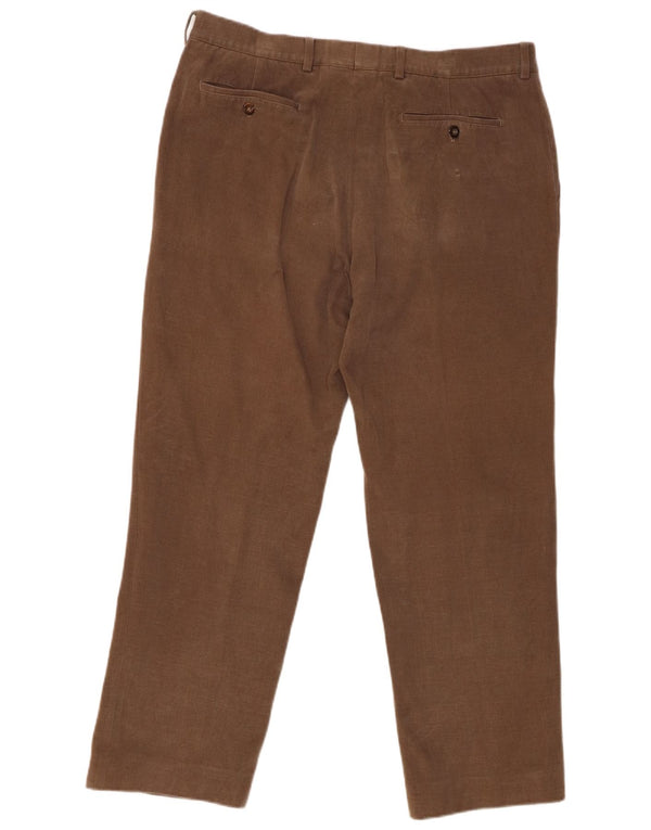 Burberry Mens Straight Chino Trousers IT 48 Medium W32 L28 Brown Cotton