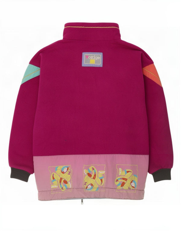 Malden Ανδρικό τζάκετ γραφικό φλις Voltige UK 42 XL Maroon Colourblock