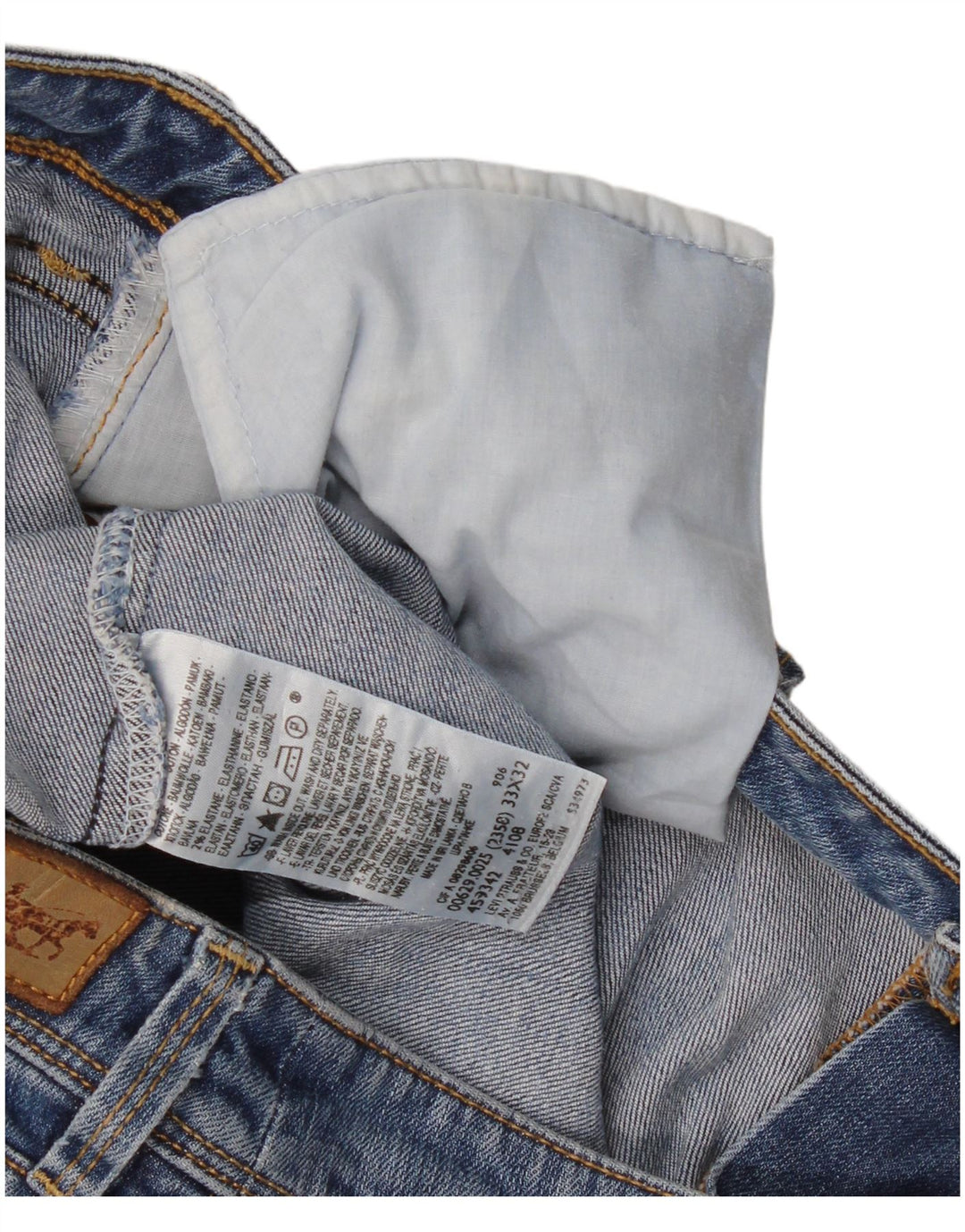 Levi's Womens 629 Bootcut Jeans W33 L32 Μπλε βαμβακερό