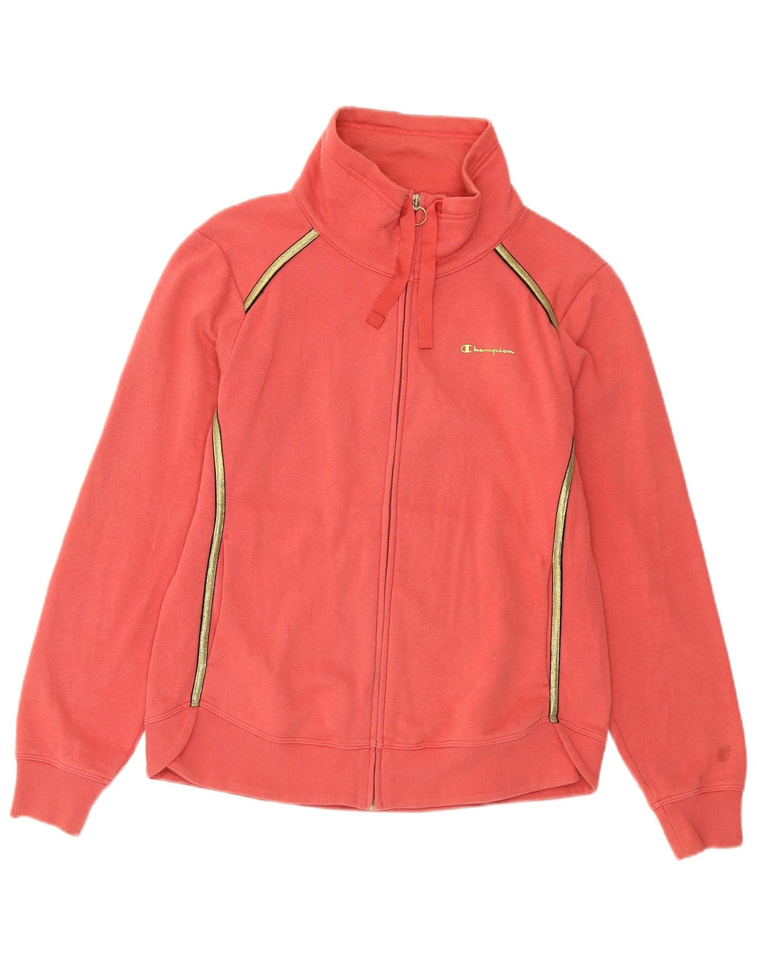 Γυναικεία αθλητική φόρμα CHAMPION Top Jacket UK 10 Small Pink Cotton