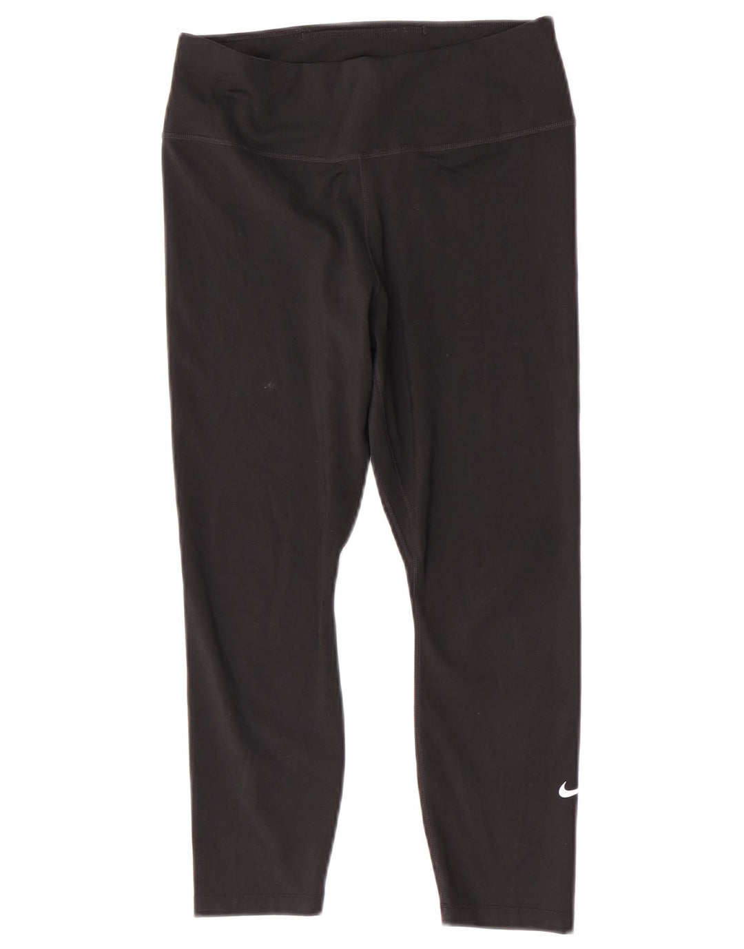 Γυναικεία κολάν Nike Dri Fit Capri UK 12 μεσαίου μαύρου πολυεστέρα