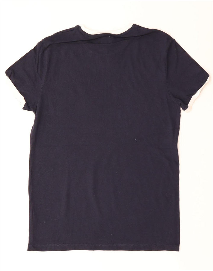Ανδρικό μπλουζάκι JACK WILLS Μπλουζάκι μεσαίο μπλε βαμβακερό