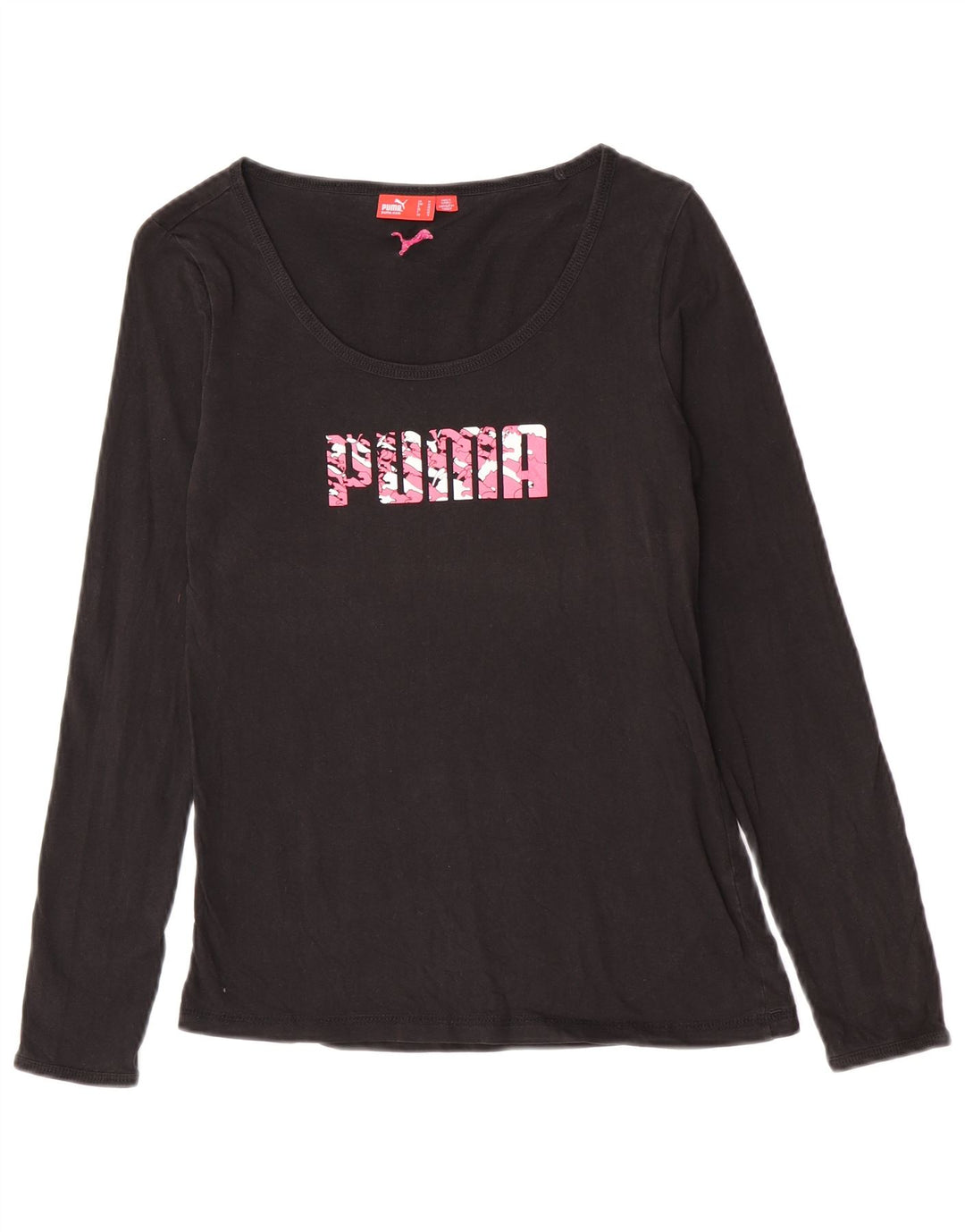 Puma Γυναικείο τοπ μακρυμάνικο UK 12 μεσαίο μαύρο