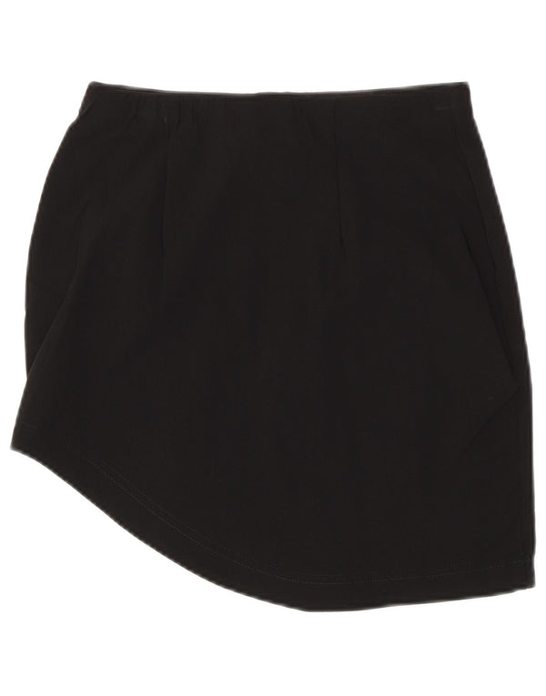 Γυναικεία ασύμμετρη μίνι φούστα Topshop UK 6 XS W24 Μαύρη βισκόζη