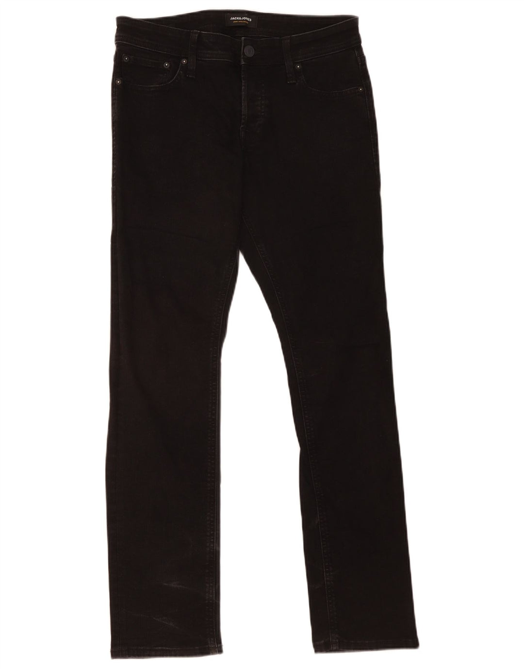 Jack & Jones Ανδρικό Slim Jeans W30 L32 Μαύρο βαμβακερό